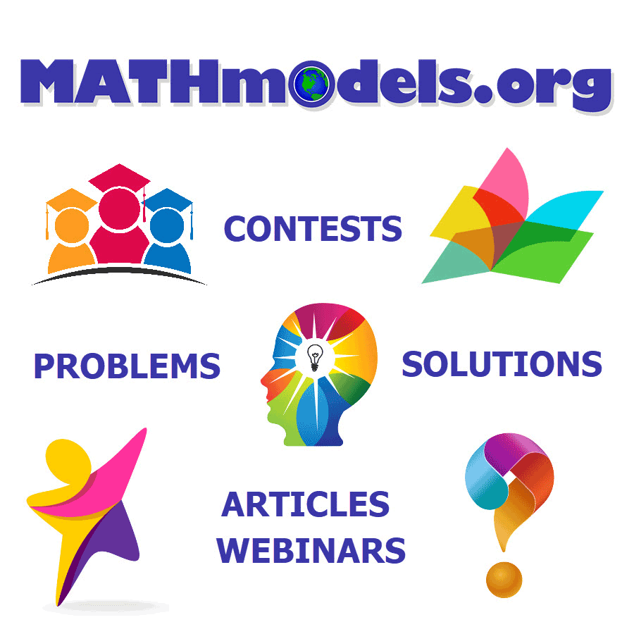 Illustration showing array of MATHmodels.org features.